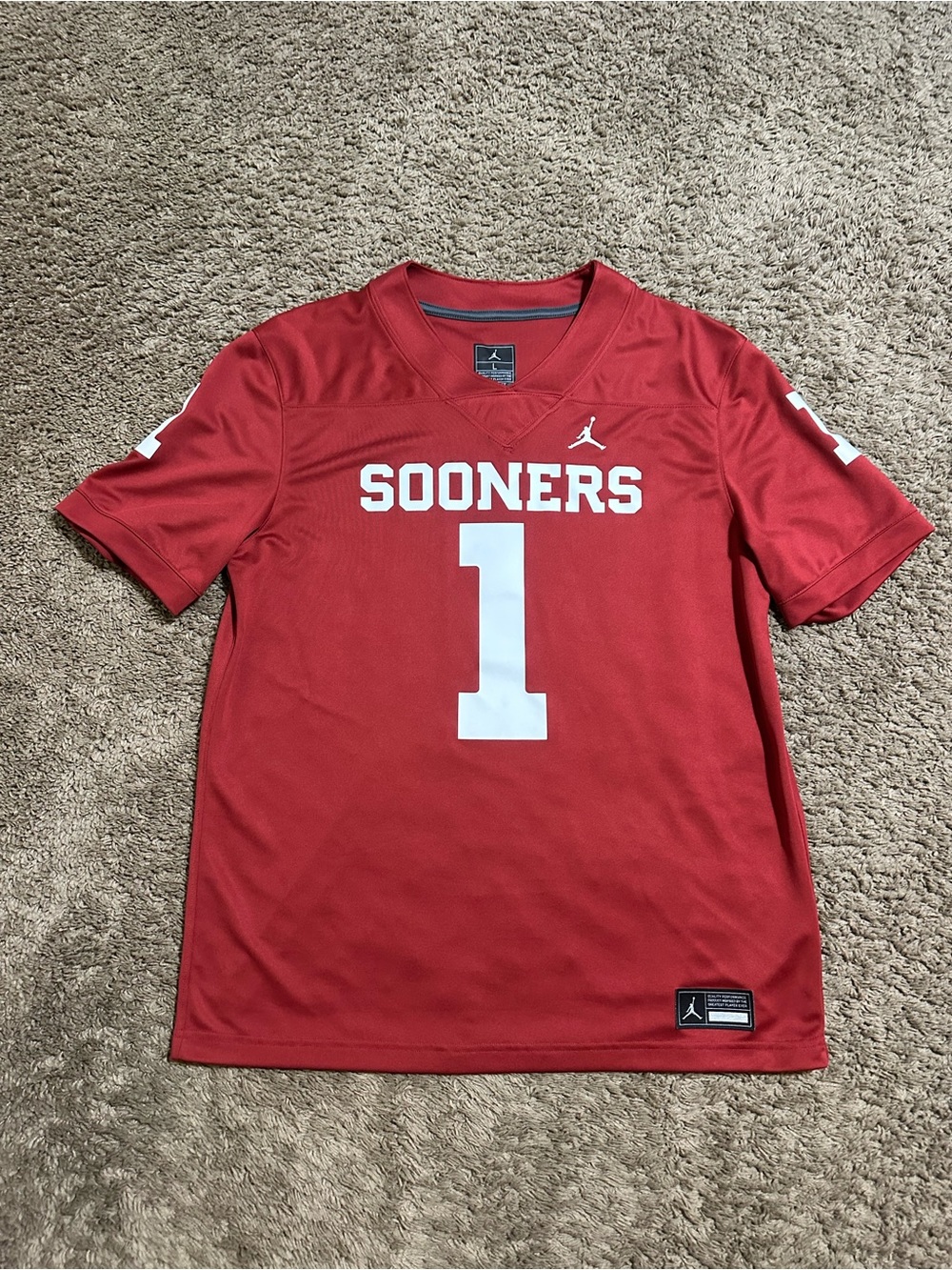 Vintage NCAA Jordan Oklahoma Sooners jersey 00s size large